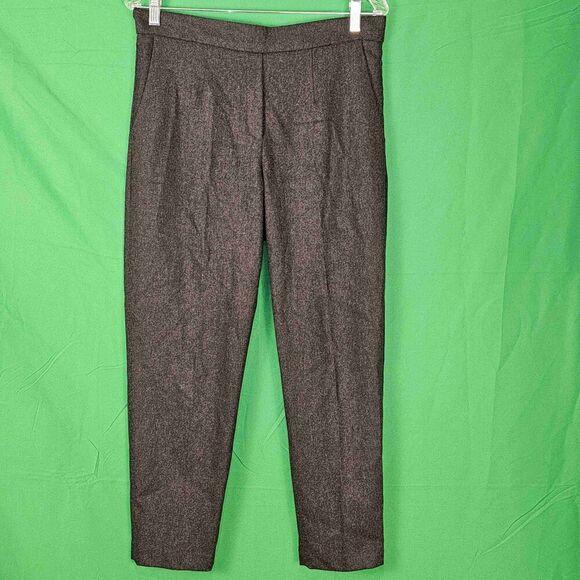 Babaton Conan Womens Gray Flat Front Wool‎ Cashmere Blend Pants 10 - Picture 1 of 6
